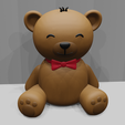 osoDemo.png STL file Teddy bear with lithophony and 3d leftovers・3D printing design to download