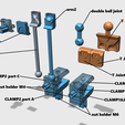 arm and parts.png Télécharger fichier Bras universel • Modèle imprimable en 3D, Job