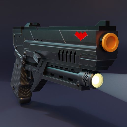 🔫 Red Hood Arkham Knight Guns・ 3D File for ・Cults