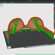 Turkey-Glasses-sliced.png Friends Thanksgiving Turkey - Casque de télévision amusant - Sans support Impression 3D STL/3MF