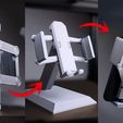 soporte-para-el-movil-impreso-en-3D-impresion-3D-imprimir-en-3D.jpg One-Piece Printed Mobile Holder with Gears