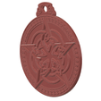fem-jewel-64-v6-03.png Celtic Pentacle for Protection Pendant neck  witch necklace earing keychain femJ-64A 3d-print and cnc