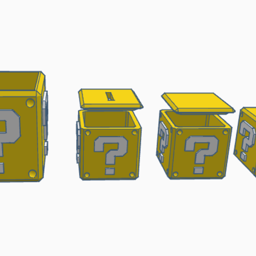 Mario Question Block・Free STL File for 3D printing・Cults