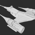 N-1-mandalorian2.png Mandalorian N1 Naboo starfighter - Star Wars 3D model