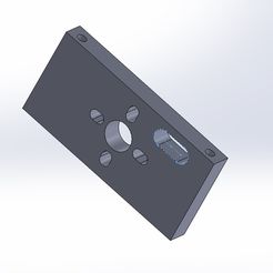 xugong_gimbal_plate.jpg Free 3D file Xugong 8 inch, gimbal support faceplate・3D print model to download
