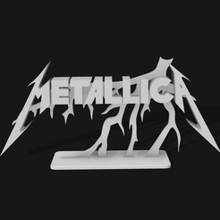 m2.png Metallica Logo 3D Sculpture - Stand Tall, Rock Hard