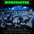 Kickstarter_Insta.jpg Tanks & Turrets – 3D Printable Set