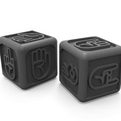 dice2.png Dice Hands Counting - Dado - 18mm D6
