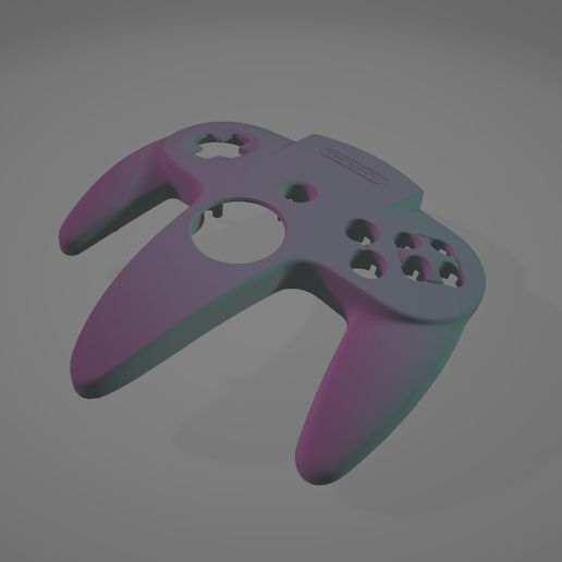 🐚 Nintendo 64 Controller Shell・ STL File for ・Cults