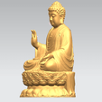 TDA0459 Gautama Buddha (iii) B02.png Download free 3D file Gautama Buddha 03 • 3D printer model, GeorgesNikkei