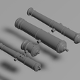 Capture-2.png Naval and army cannons barrels collection, 1:10, 1:50, 1:100
