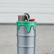 20240122_141329.jpg BIC Lighter Case Oozing Drum - Toxic Drum Lighter Case - BIC lighter case
