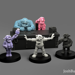 roster-3.png STL file Orc Grapplaz #3 (SET OF 5)・3D printable model to download, JoshButIn3D