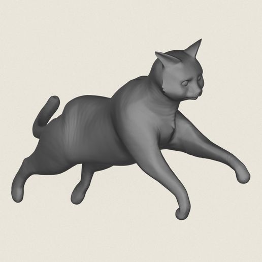 Cat-Jumping-Pose-04.jpg Gato saltando Pose Modelo 3D listo para imprimir