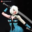 2B_Kaine_render8.jpg 2B with Kaine's Outfit