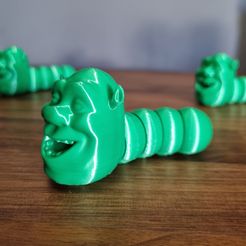 20210922_165437.jpg Archivo STL Shrek El Gusano・Modelo de impresora 3D para descargar