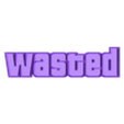 wastedframe.stl "Wasted" GTAV