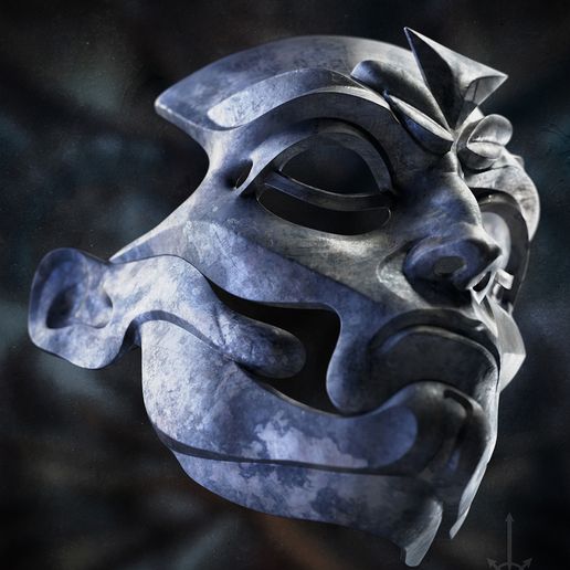 👻 Ghost BC inspired Phantomime mask, Papa Emeritus death mask・ STL File ...