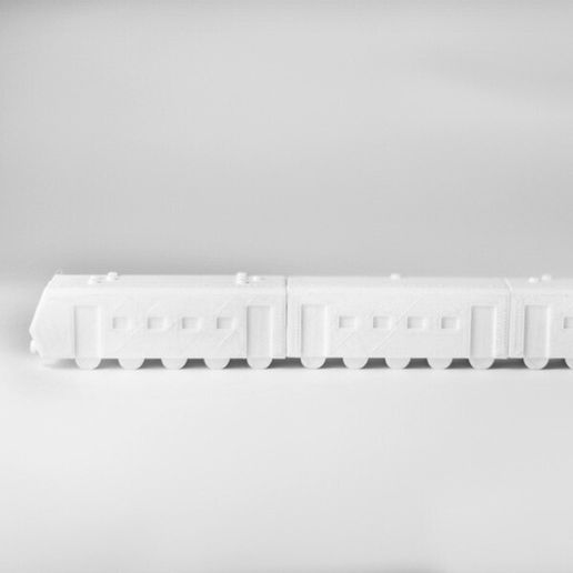 Fittle Train - 3D model önizlemesi