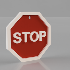 Placas_stop.png Keychain Plate Stop