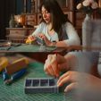 Making.jpg The Blooming Parlor – 3D Printable Flower Shop Diorama Kit (27 STL Set)