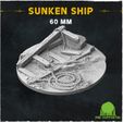 MMF-Sunken-Ship-08.jpg Sunken Ship  (Big Set) - Wargame Bases & Toppers