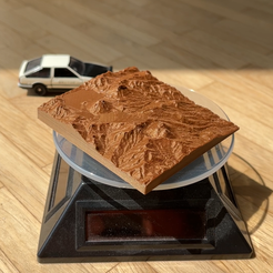 hARU2.png STL file 峠 Mini Akina Touge Haruna Pass Topo Model 榛名・Model to download and 3D print