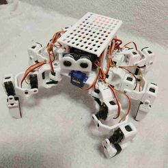 c8fcf1e0-1bf9-4850-8725-e97ea9cc8681.jpg Hexapod robot, moving along a random route