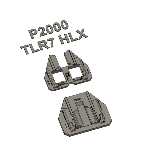 Heckler & Koch HK P2000 (3.66") - Streamlight TLR-7 HL-X Split Mold