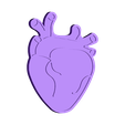 heart v1 clear.obj Heart Magnet or Wall Decoration