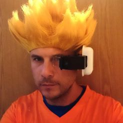 d34400afe0354a39ea9e19113f8cb933_display_large.JPG Free STL file DBZ Scouter with working screen・Template to download and 3D print