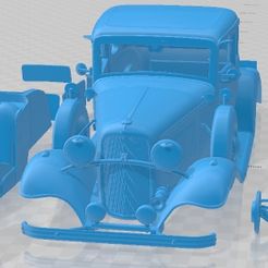 Ford-Coupe-1932-Cristales-Separados-1.jpg Datei 3D Ford Coupe 1932 Druckfähiges Auto・Design für 3D-Drucker zum herunterladen