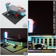 collage002.jpg 60's Drive-in diner diorama for Hot Wheels / diecasts 1:64