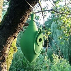 customer-green-eco.jpg STL-Datei Birdhouse・3D-druckbares Modell zum Herunterladen
