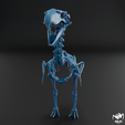 Kelenken-skeleton-wax-2.png Kelenken guillermoi - terror bird skeleton 3D print model