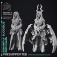 succubus-samantha-2.jpg Succubus - Samantha - Hell Hath no Fury - PRESUPPORTED - Illustrated and Stats - 32mm scale
