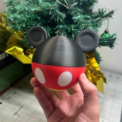 1.jpg Adorno desmontable de Mickey imprimible en 3D