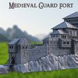 Medieval-Guard-Fort-4-p.jpg Medieval Guard Fort  28 mm Tabletop Terrain