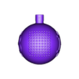 BouleNoel.STL Christmas 3D Bitcoin Sphere Ornament