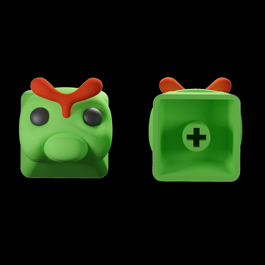 POKEMON KEYCAP CATERPIE 3D model