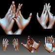 2.jpg Hands couple love sign 3D printable model