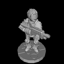 SCS-Rfl-Aim-v2.png STL file Cyberpunk Corporation Soldier・Design to download and 3D print, Ellie_Valkyrie
