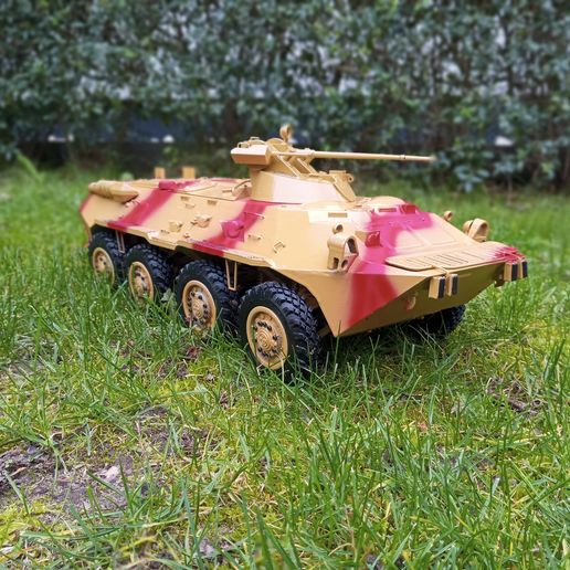 > * wr ‘6 ie iy ~ int - hah ae RC model BTR 82 in scale 1/16.
