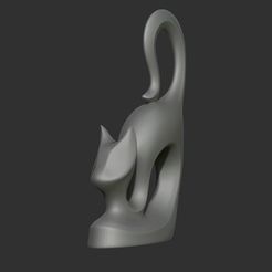 799bad5a3b514f096e69bbc4a7896cd9_display_large.jpg Fichier STL gratuit Sculpture_de_chat_africaine・Plan pour impression 3D à télécharger