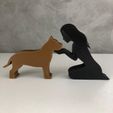 WhatsApp-Image-2023-01-16-at-21.18.00-1.jpeg Girl and her Pit bull (straight hair) for 3D printer or laser cut