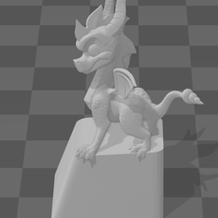 1.png Файл STL Ключница Spyro・Дизайн для загрузки и 3D-печати