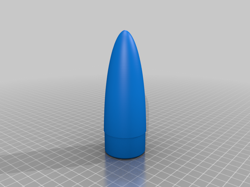 BNC-20B_Nose_Cone_BT-60_Solid.png Free STL file BNC-20B Nose Cone・3D printing design to download, JackHydrazine