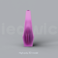D_8_Renders_00.png Niedwica Vase D_8 | 3D printing vase | 3D model | STL files | Home decor | 3D vases | Modern vases | Floor vase | 3D printing | vase mode | STL