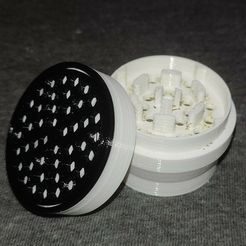 GrinderPoč.jpg 3MF file HexaGrind - Weed/Herbs Grinder (No magnet needed)・3D printer design to download