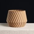 3D_Printed_Geometric_Plant_Pot_Planter_3D_model_Slimprint.jpg Geometric Planter, Vase mode & Shelled